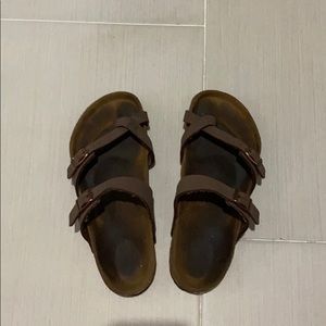 Brown Birkenstock Sandals size 38